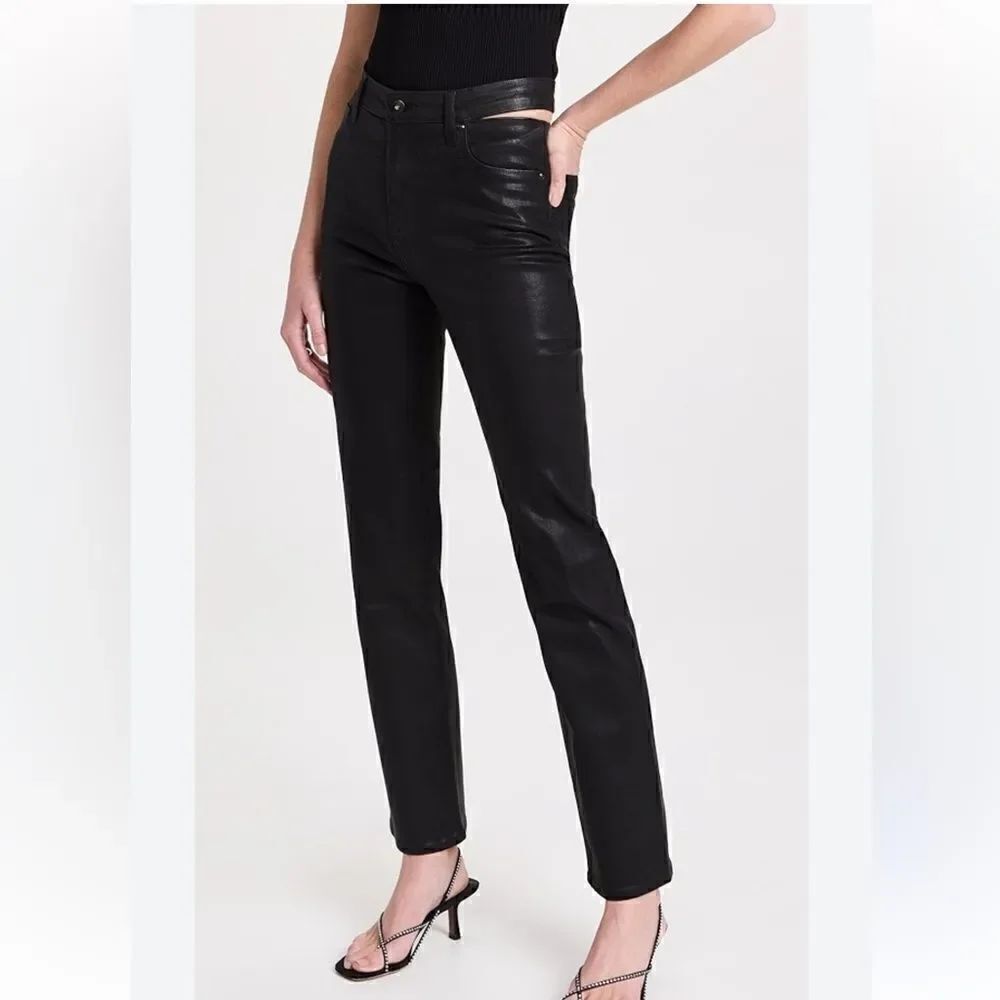 NWT Jonathan Simkhai STANDARD Amelia High Rise Straight Taper Jeans Size 30